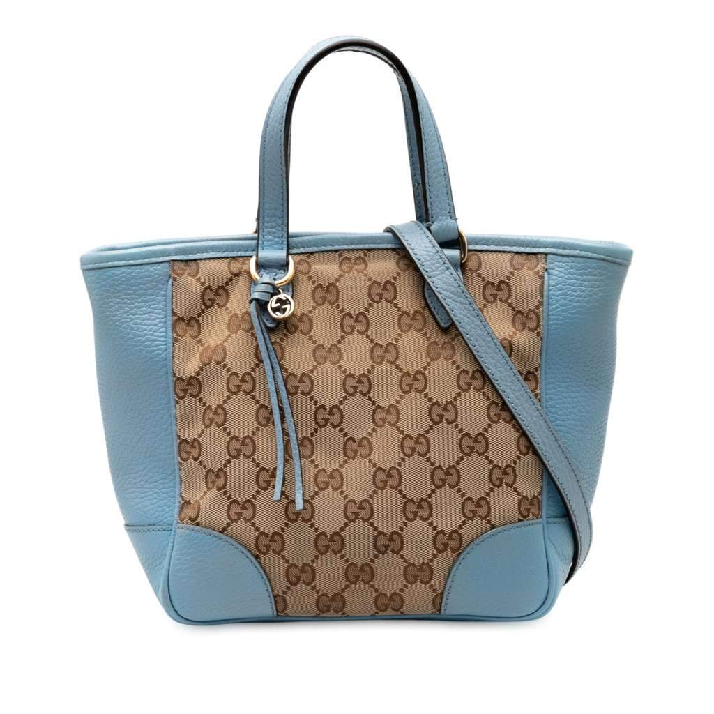Gucci Small GG Canvas Bree Satchel Brown Canvas Very good - Front View