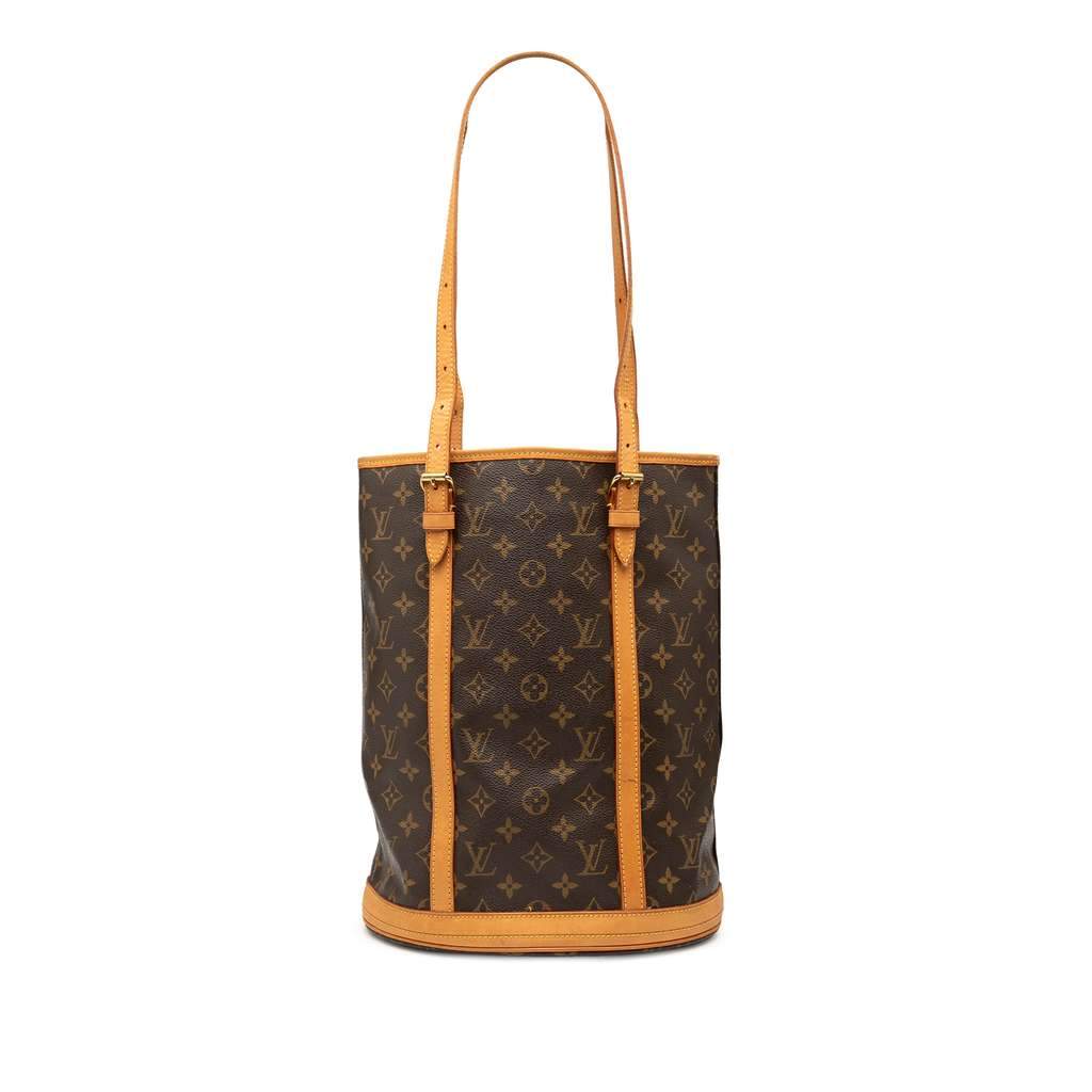 Louis Vuitton Monogram Bucket GM Brown Good condition - Front View