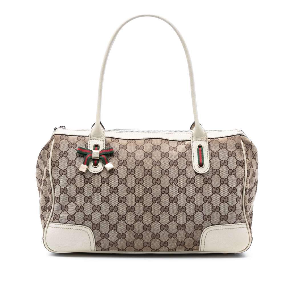 Gucci GG Canvas Princy Shoulder Bag Brown Canvas Very good condition - Front View