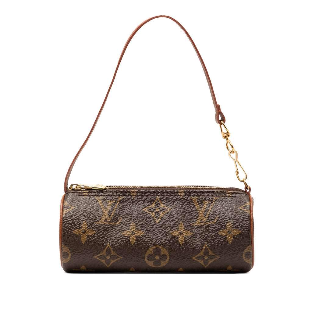 Louis Vuitton Monogram Papillon Pochette Brown Very good - Front View