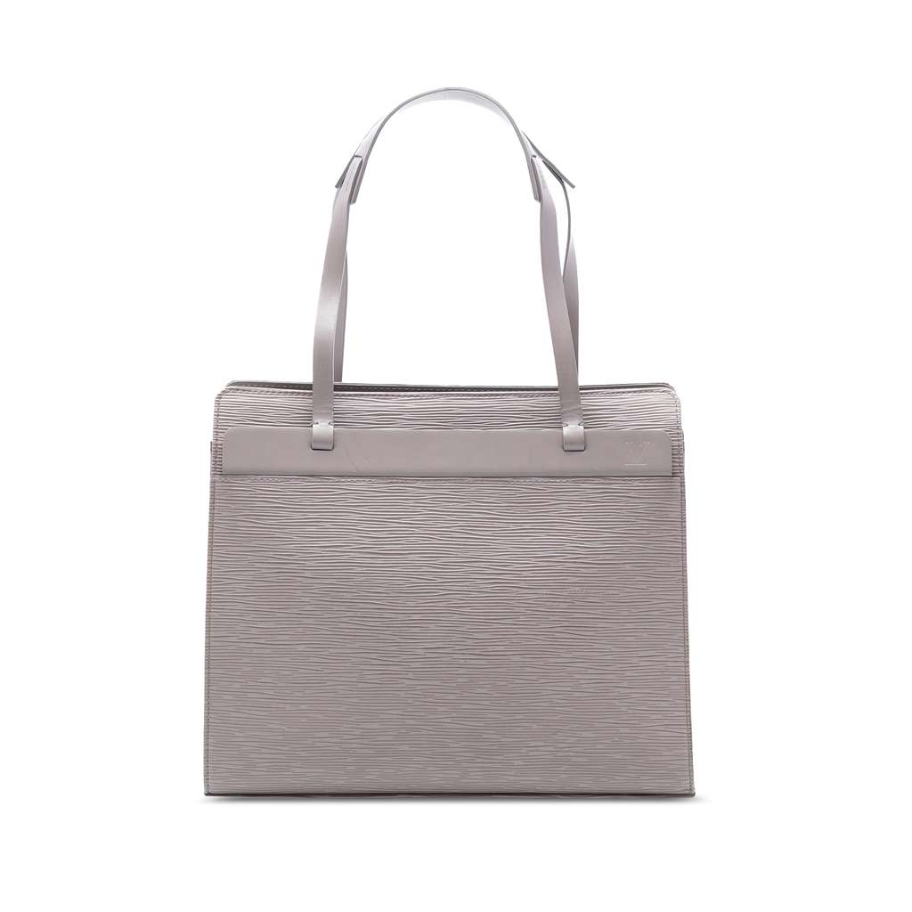 Louis Vuitton Epi Croisette PM Grey Leather Very good condition - Front View