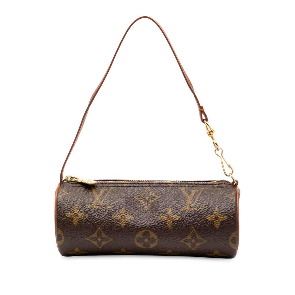 Louis Vuitton Monogram Papillon Pochette Brown Very good - Front View