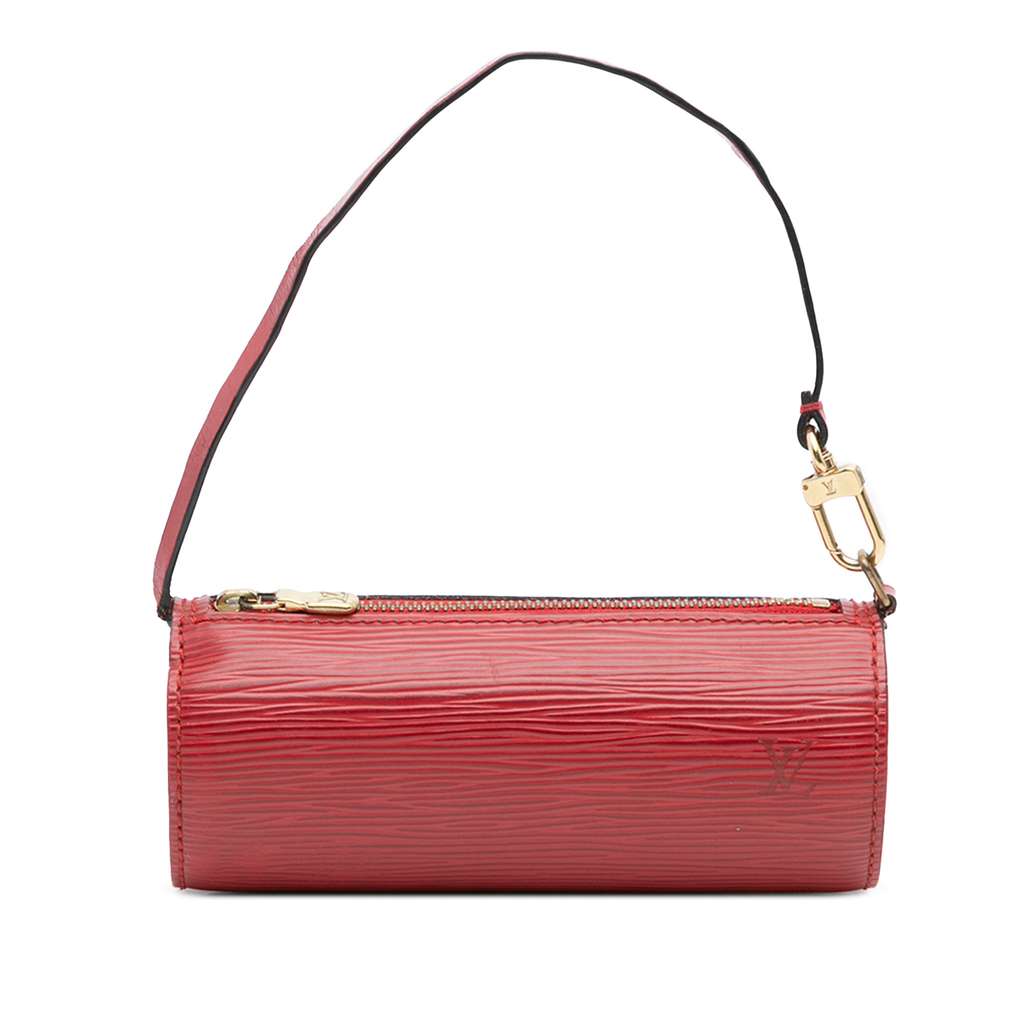 Louis Vuitton Epi Pochette Papillon Red Leather Good - Front View