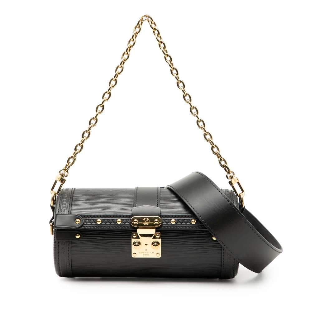 Louis Vuitton Epi Papillon Trunk Black Leather Very good - Front View