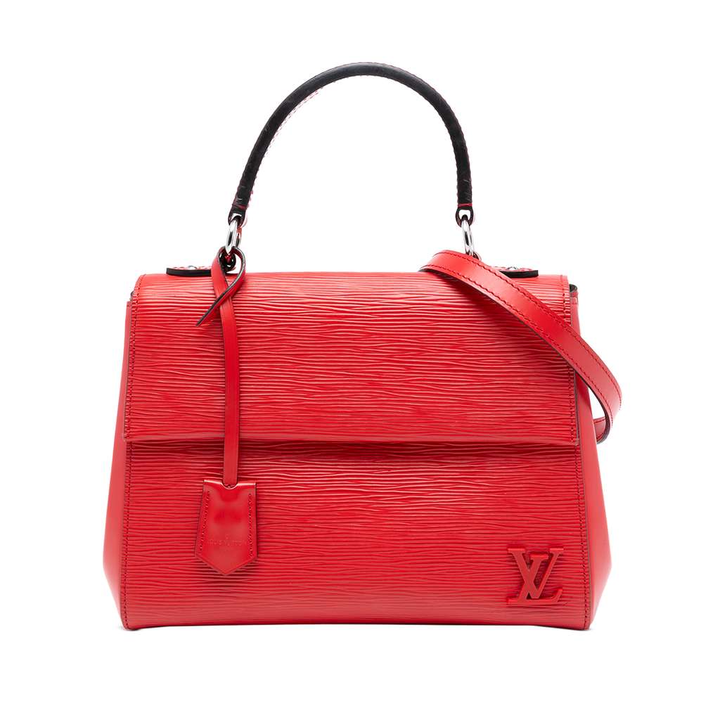 Louis Vuitton Epi Cluny BB Red Leather Good - Front View