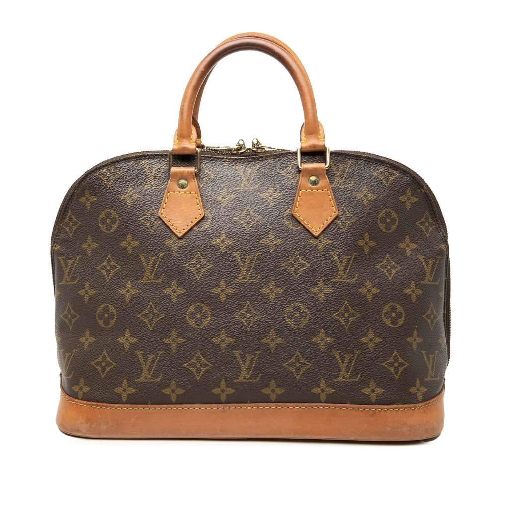 Louis Vuitton Monogram Alma PM Brown Very good - Front View