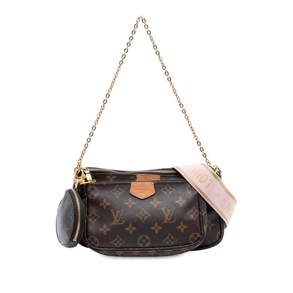 Louis Vuitton Monogram Multi Pochette Accessoires Brown Very good - Front View