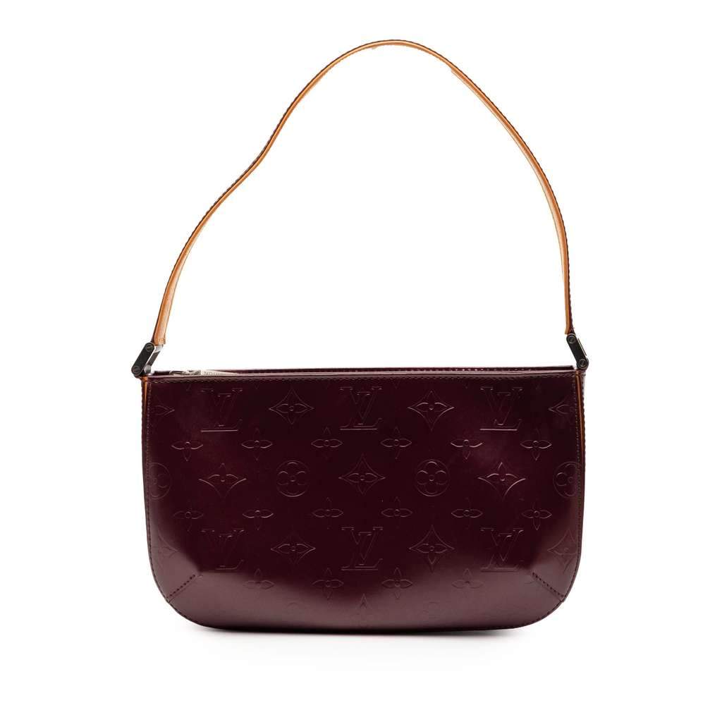 Louis Vuitton Monogram Mat Fowler Purple Leather Very good - Front View