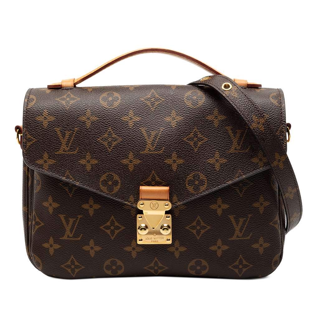 Louis Vuitton Monogram Pochette Metis Brown Good condition - Front View