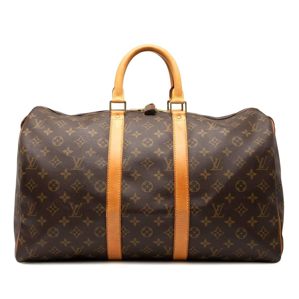 Louis Vuitton Monogram Keepall 45 Brown Very good condition - Front View