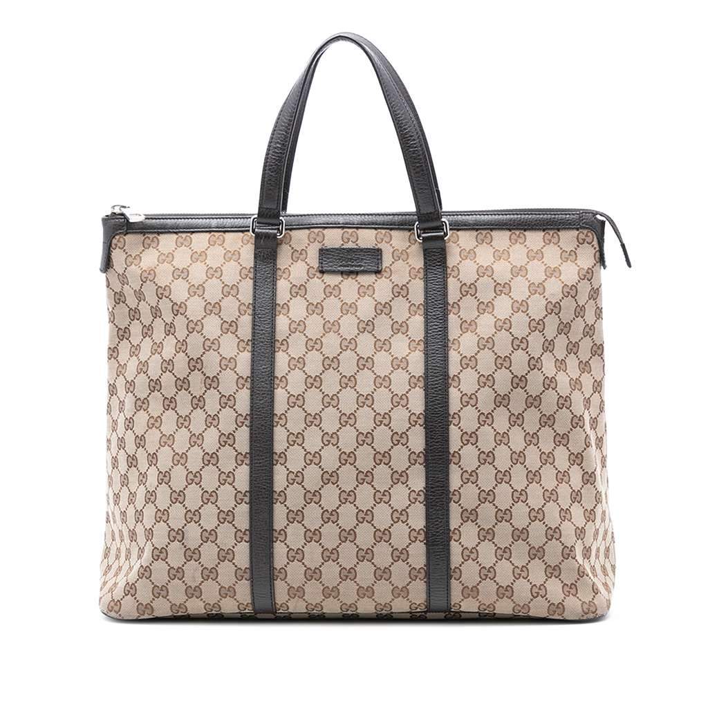 Gucci GG Canvas Tote Brown Canvas Very good condition - Front View