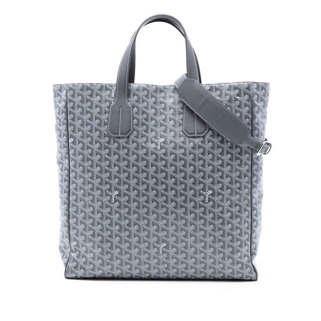 Goyard Goyardine Voltaire Grey Canvas Very good - Front View