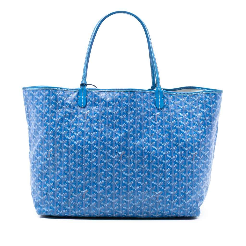 Goyard Goyardine Saint Louis GM Blue Canvas Very good condition - Front View