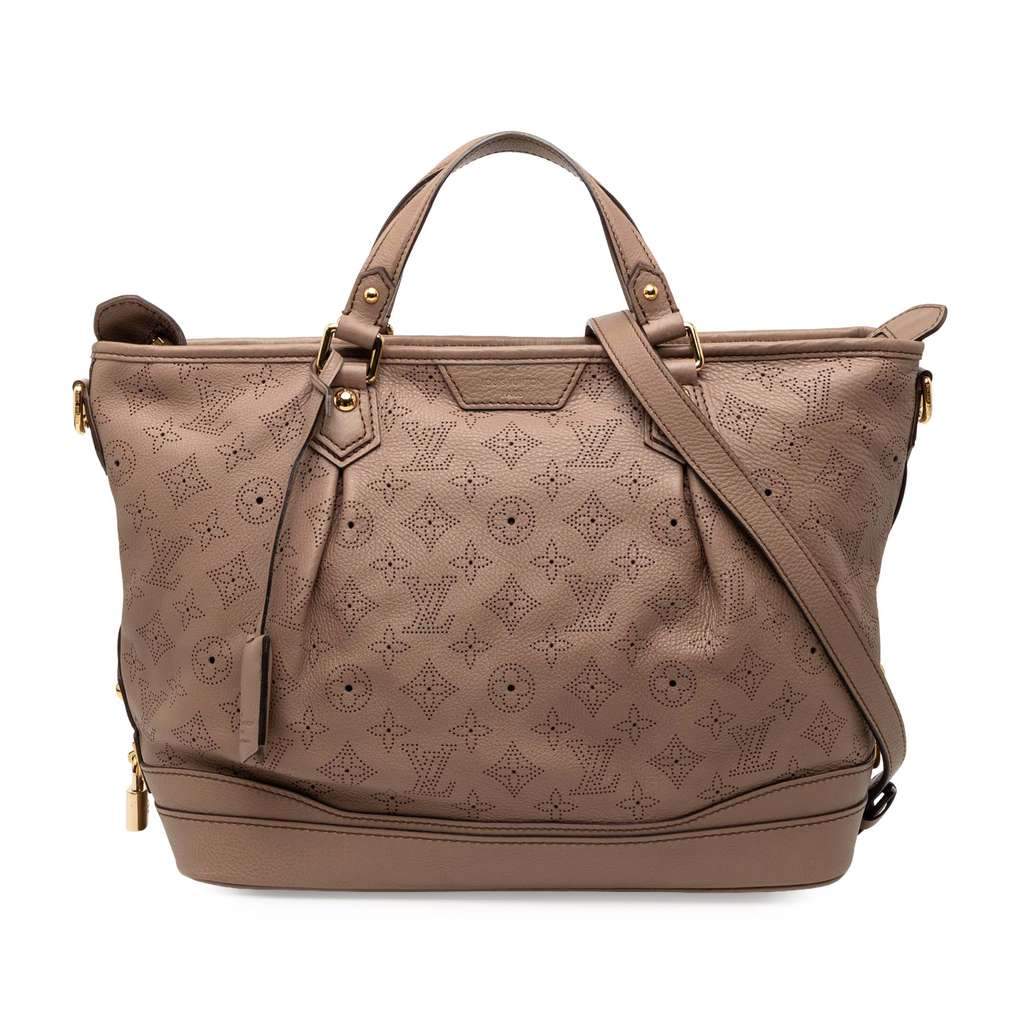Louis Vuitton Monogram Mahina Stellar PM Brown Leather Very good condition - Front View