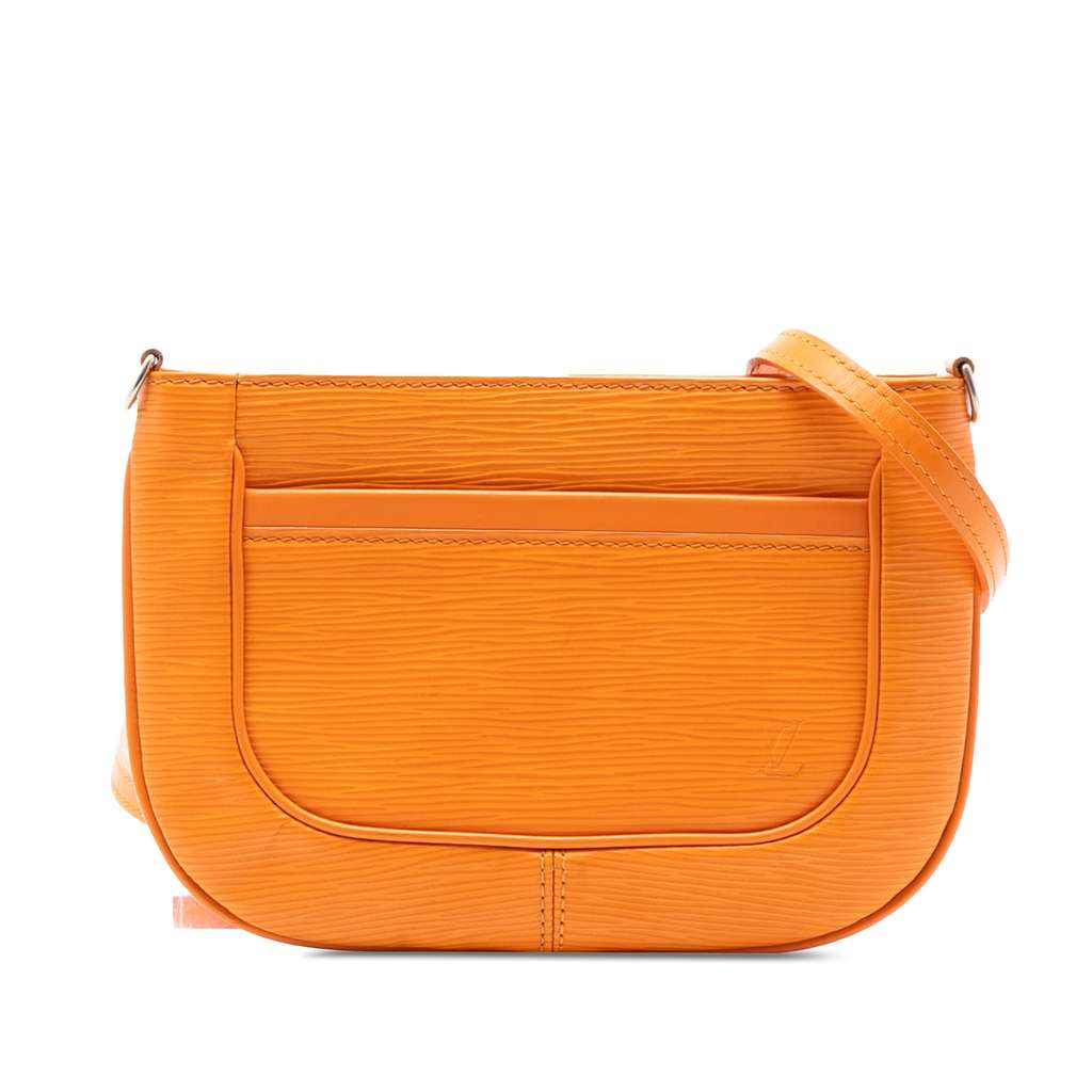 Louis Vuitton Epi Sarvanga Orange Leather Very good condition - Front View