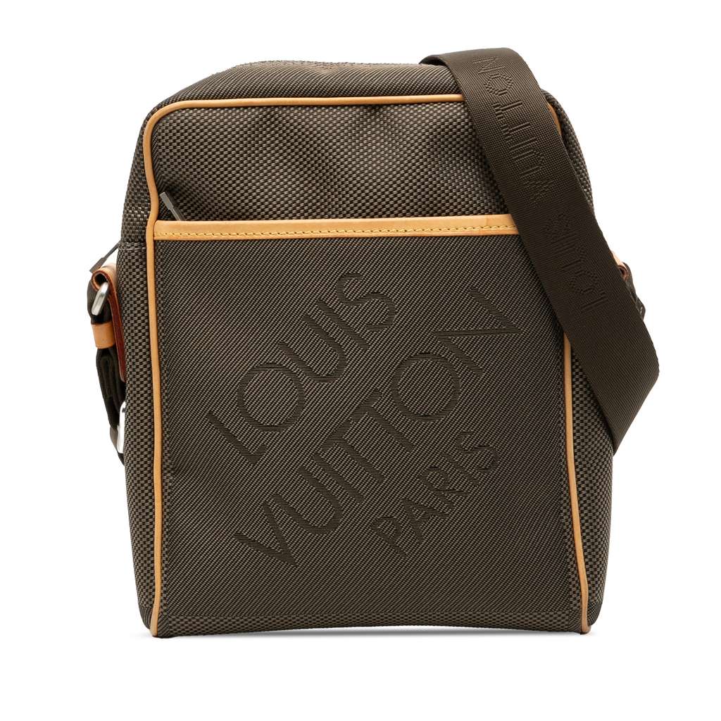 Louis Vuitton Damier Geant Citadin Messenger Bag Brown Canvas Very good condition - Front View