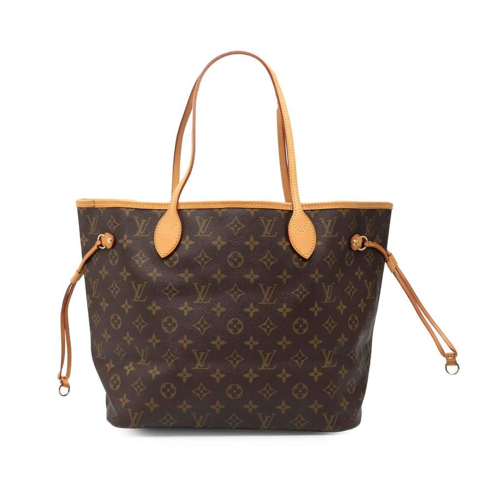 Louis Vuitton Monogram Neverfull MM Brown Very good - Front View