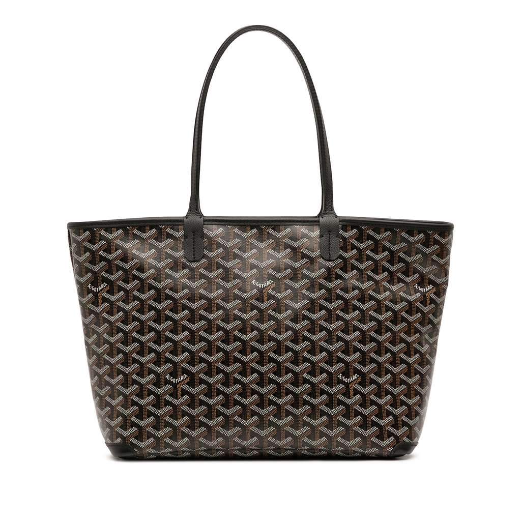Goyard Goyardine Artois PM Black Canvas Good - Front View
