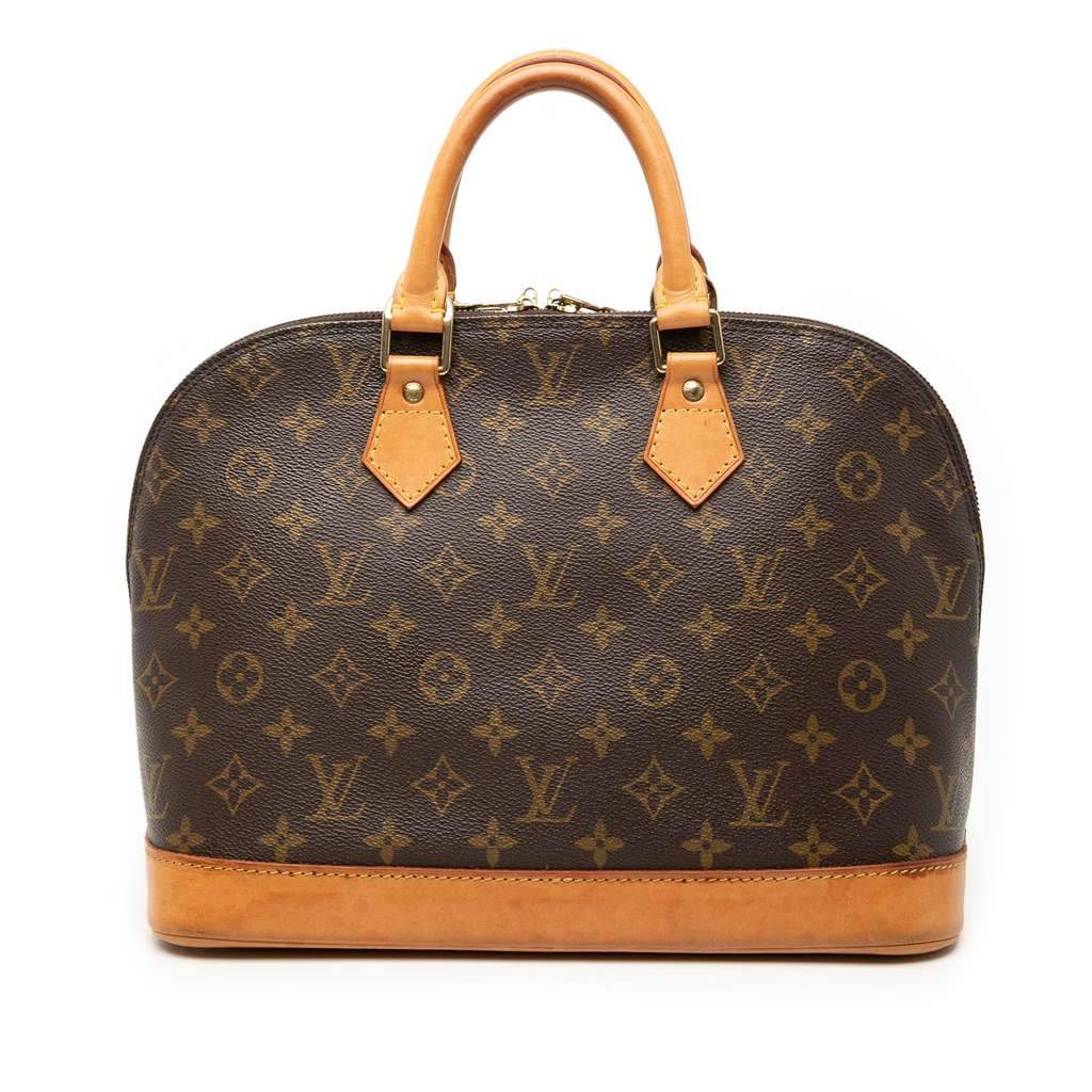 Louis Vuitton Monogram Alma PM Brown Good - Front View