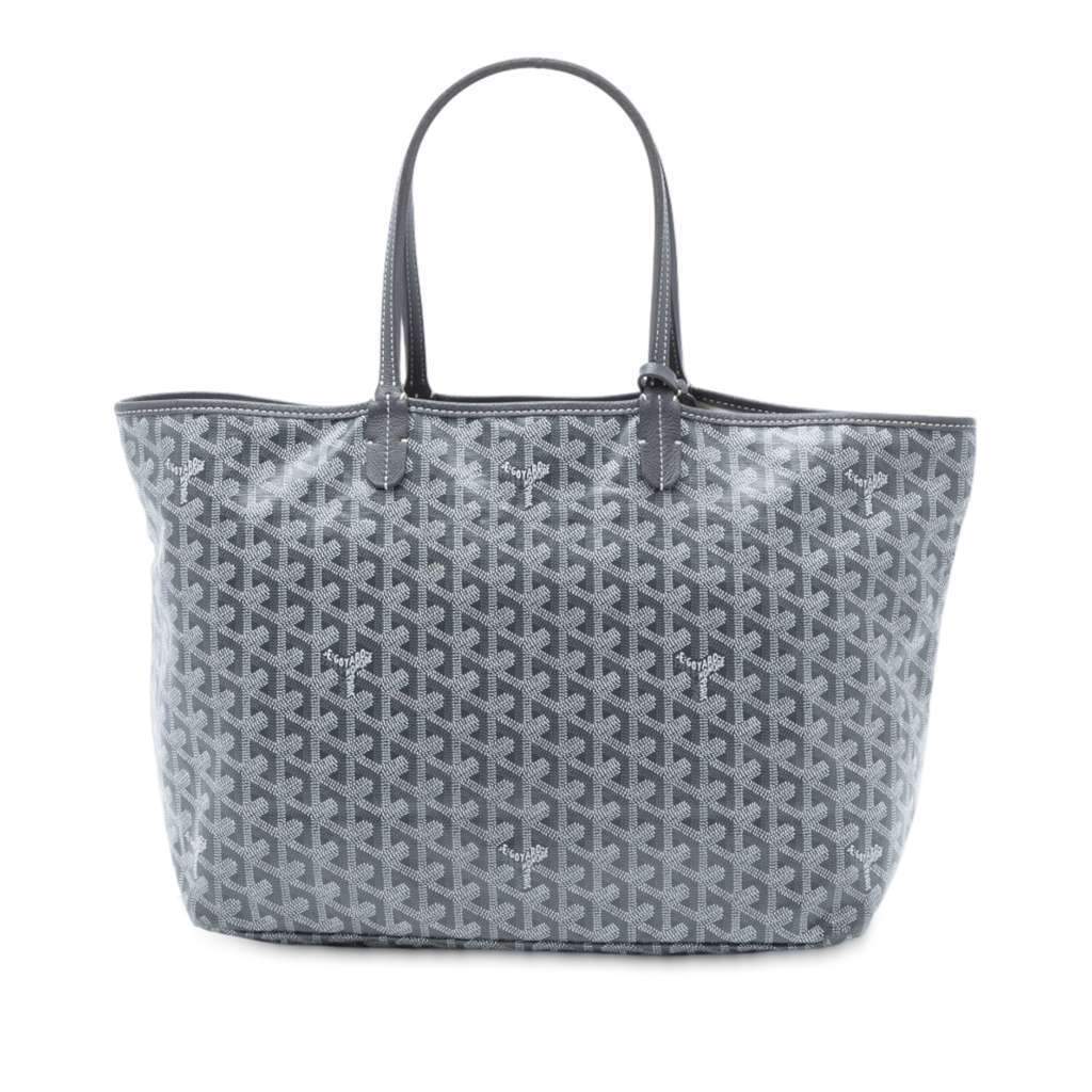 Goyard Goyardine Saint Louis PM Grey Canvas Very good condition - Front View