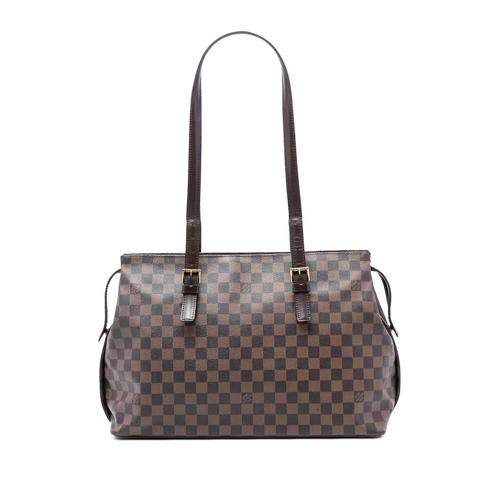 Louis Vuitton Damier Ebene Chelsea Brown Very good - Front View