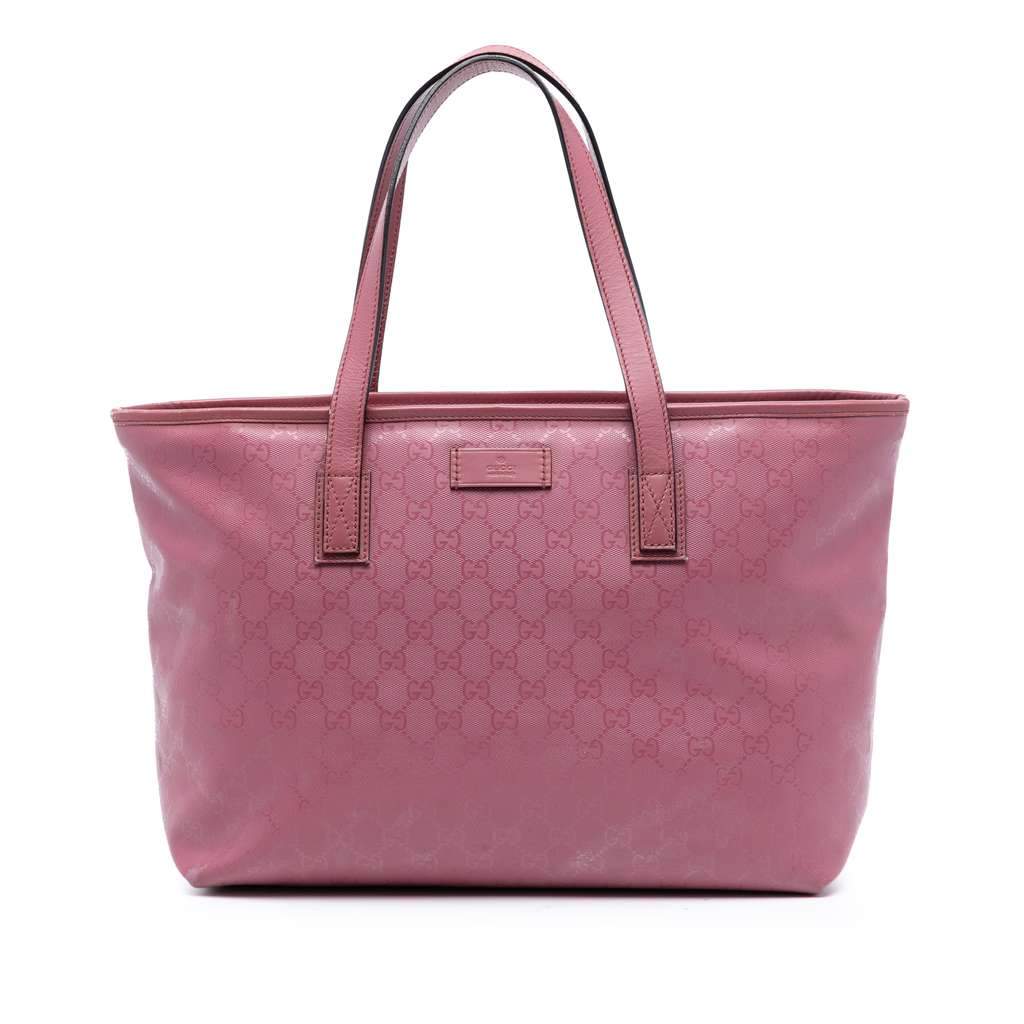 Gucci Medium GG Imprime Tote Pink Canvas Very good condition - Front View