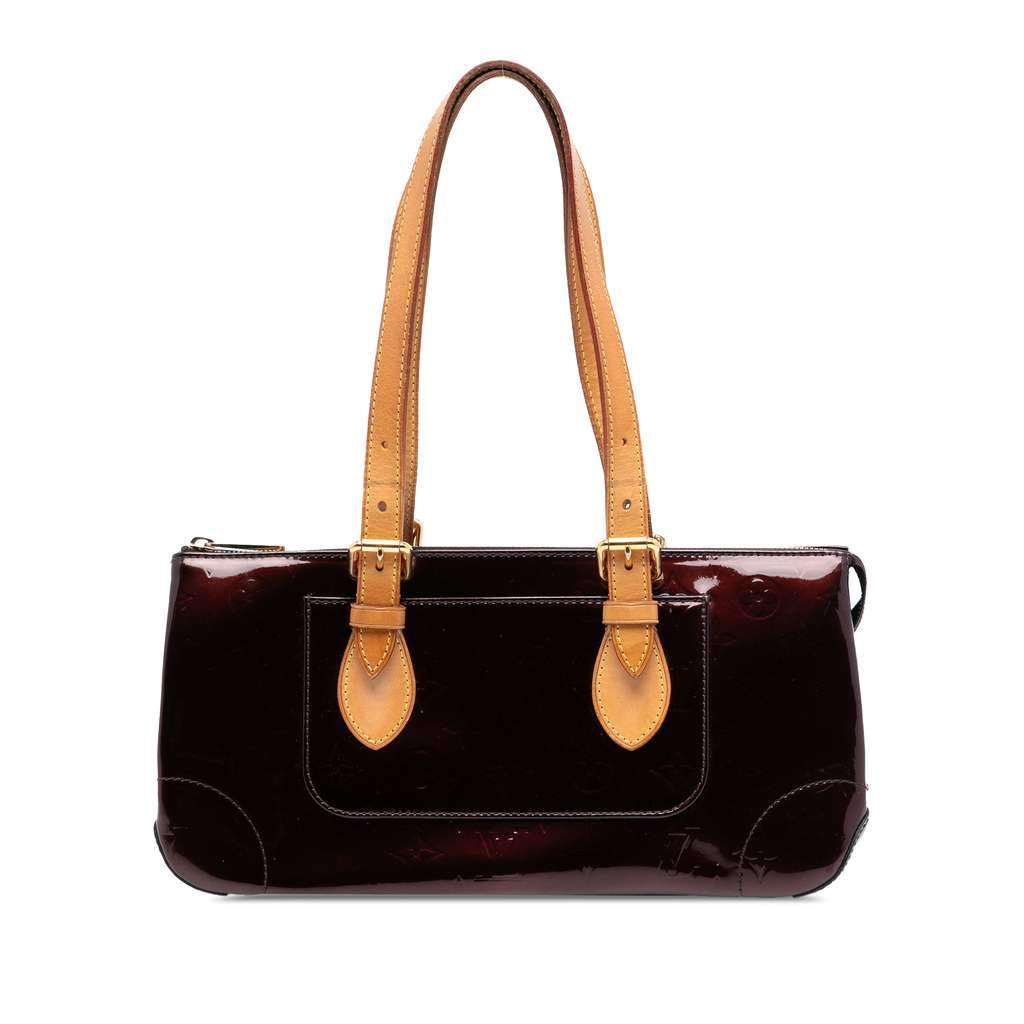 Louis Vuitton Monogram Vernis Rosewood Avenue Purple Leather Good condition - Front View