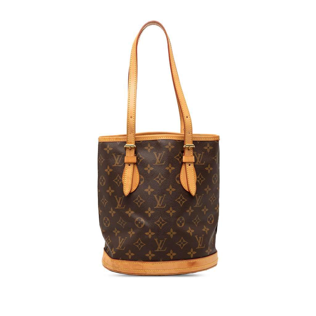 Louis Vuitton Monogram Petit Bucket Brown Very good - Front View