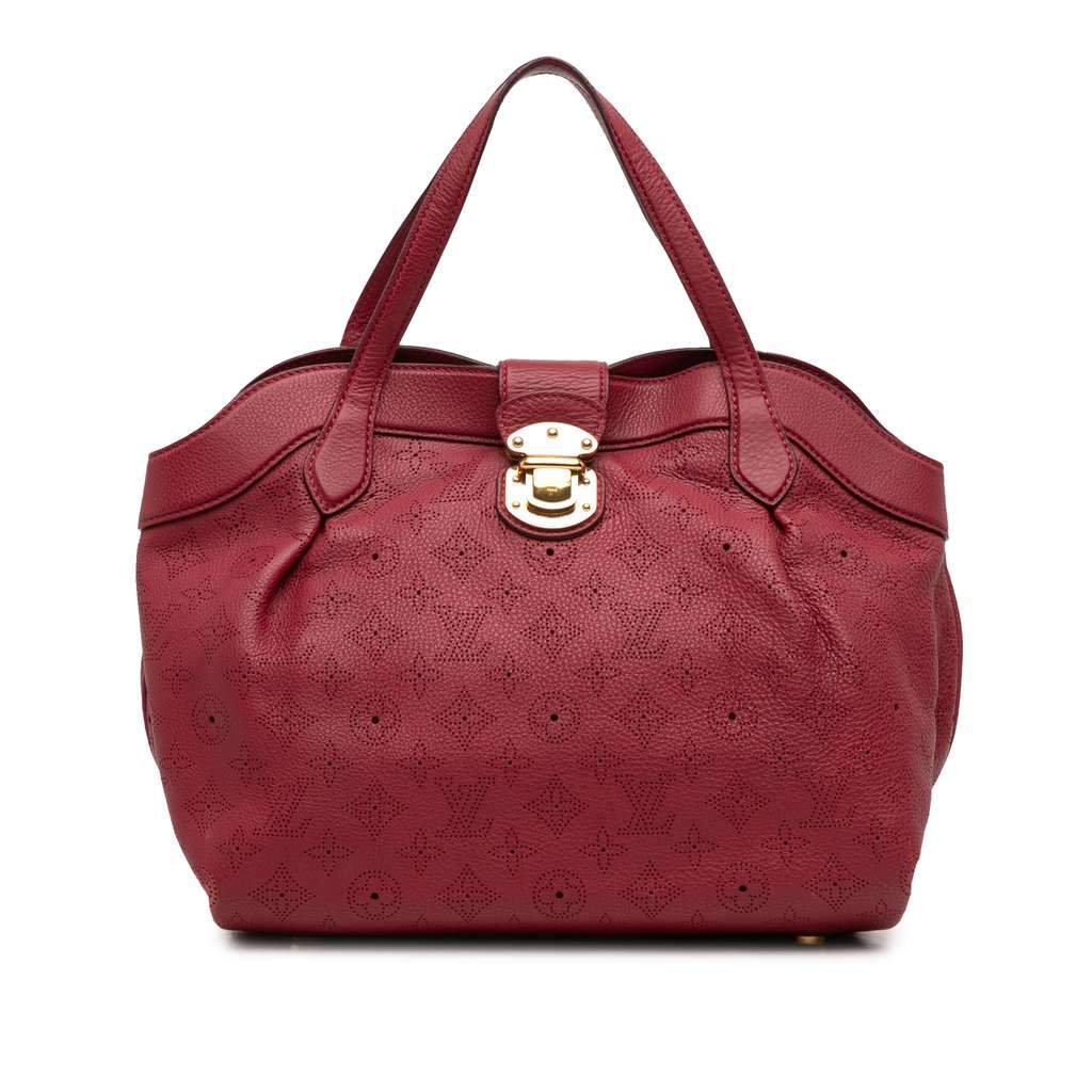 Louis Vuitton Monogram Mahina Cirrus PM Red Leather Very good condition - Front View