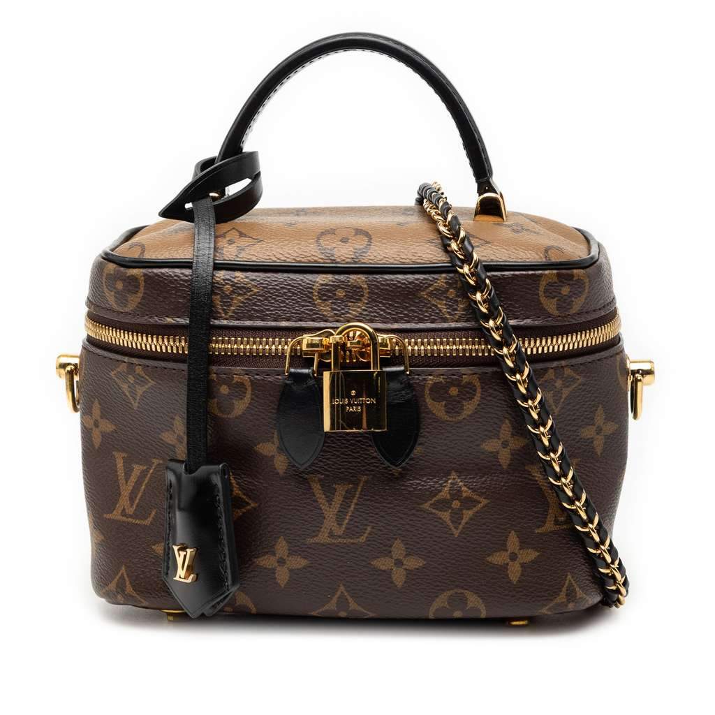 Louis Vuitton Monogram Reverse Vanity PM Brown Very good - Front View