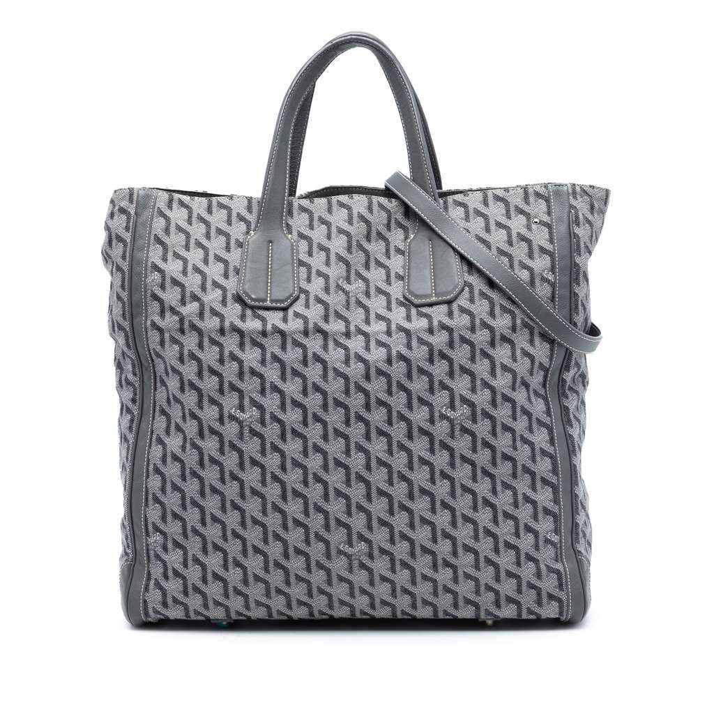 Goyard Goyardine Voltaire Grey Canvas Very good - Front View