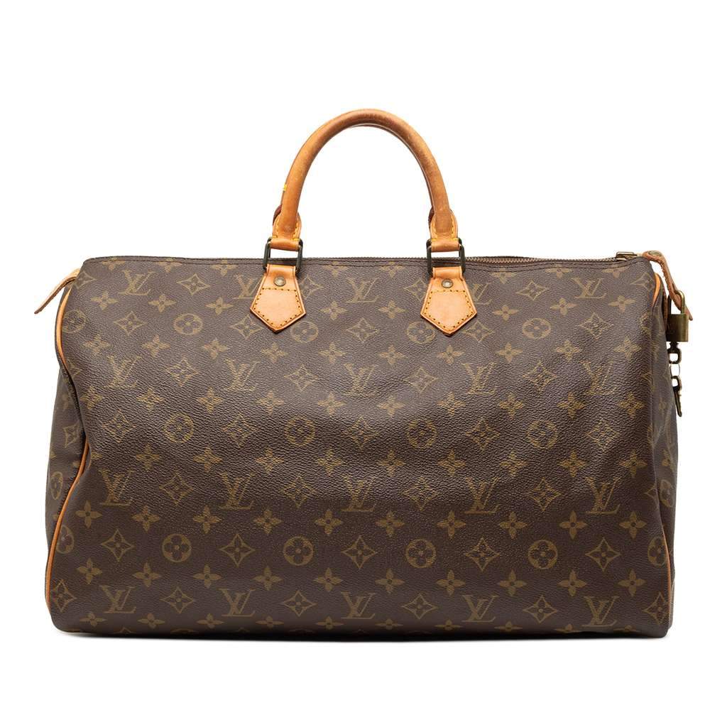 Louis Vuitton Monogram Speedy 40 Brown Good condition - Front View