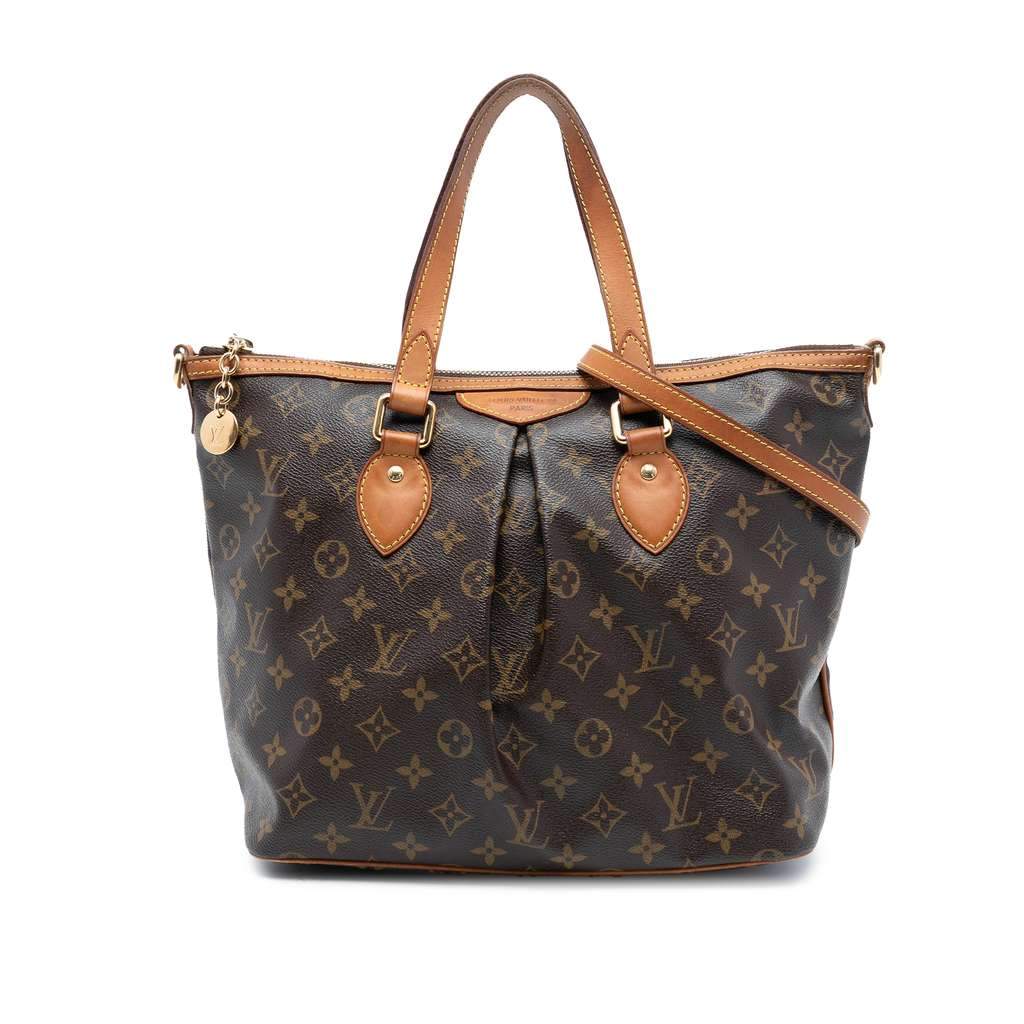 Louis Vuitton Monogram Palermo PM Brown Good - Front View