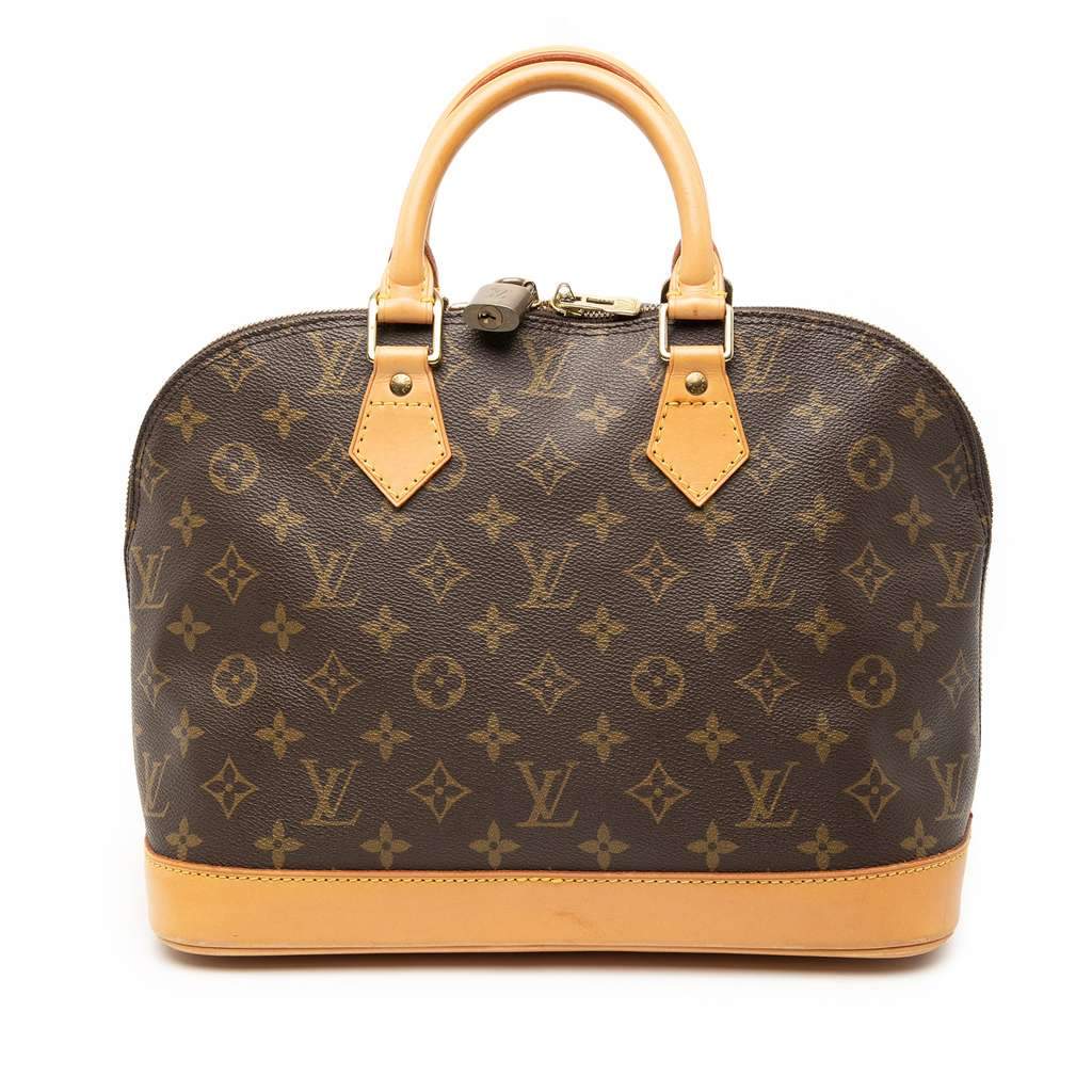 Louis Vuitton Monogram Alma PM Brown Good - Front View