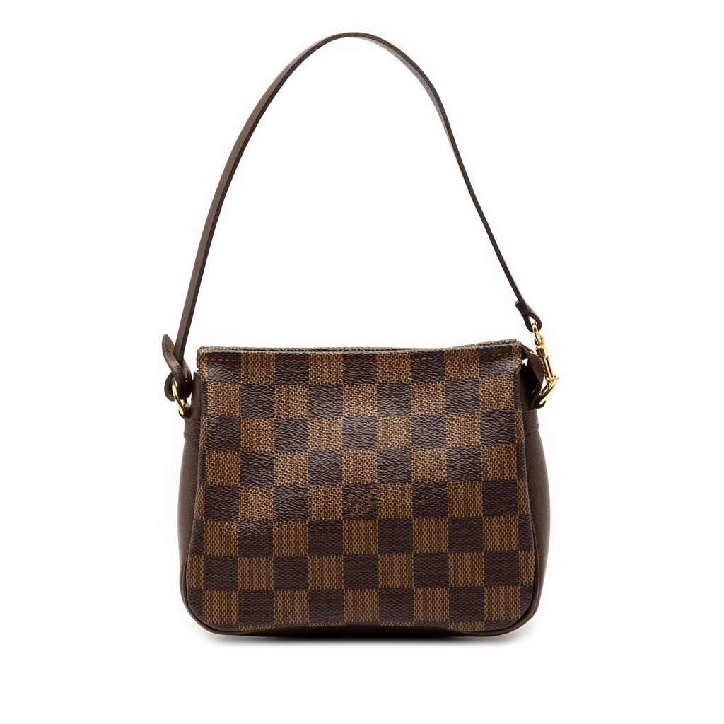Louis Vuitton Damier Ebene Trousse Pochette Brown Very good - Front View
