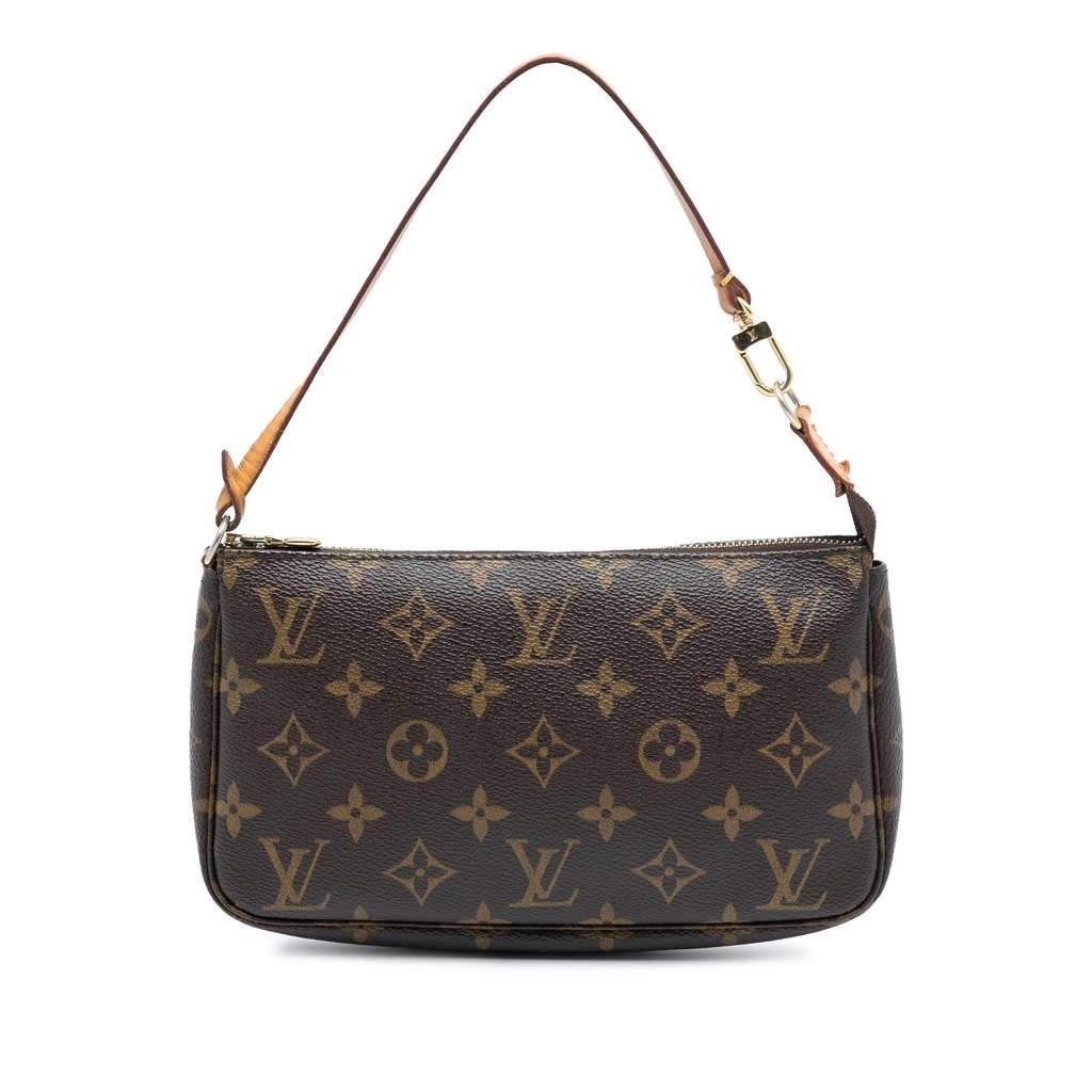 Louis Vuitton Monogram Pochette Accessoires Brown Very good condition - Front View
