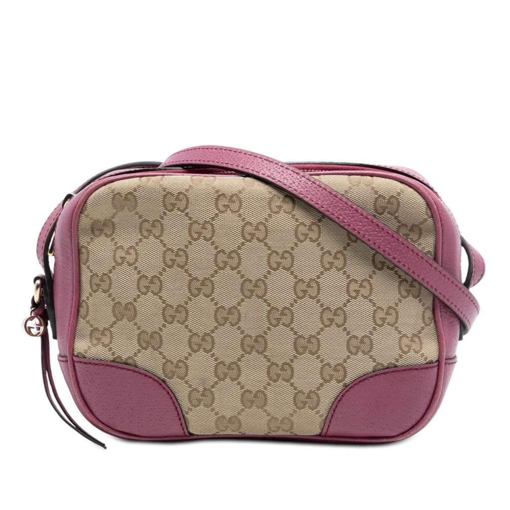 Gucci GG Canvas Bree Crossbody Brown Canvas Very good - Front View