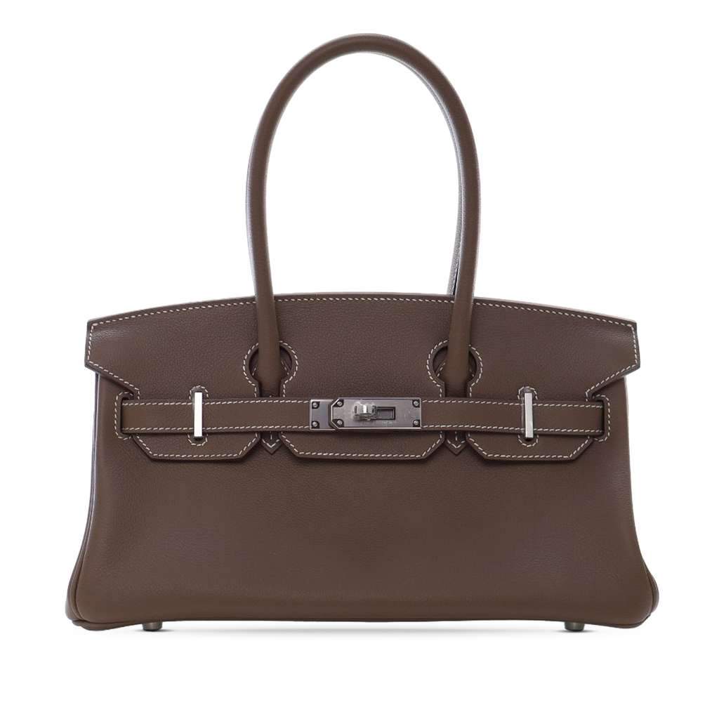 Hermès Evercolor Shoulder Birkin Light 29 Brown Medium Leath