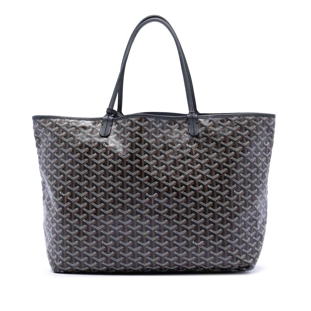 Goyard Goyardine Saint Louis GM Black Canvas Very good condition - Front View