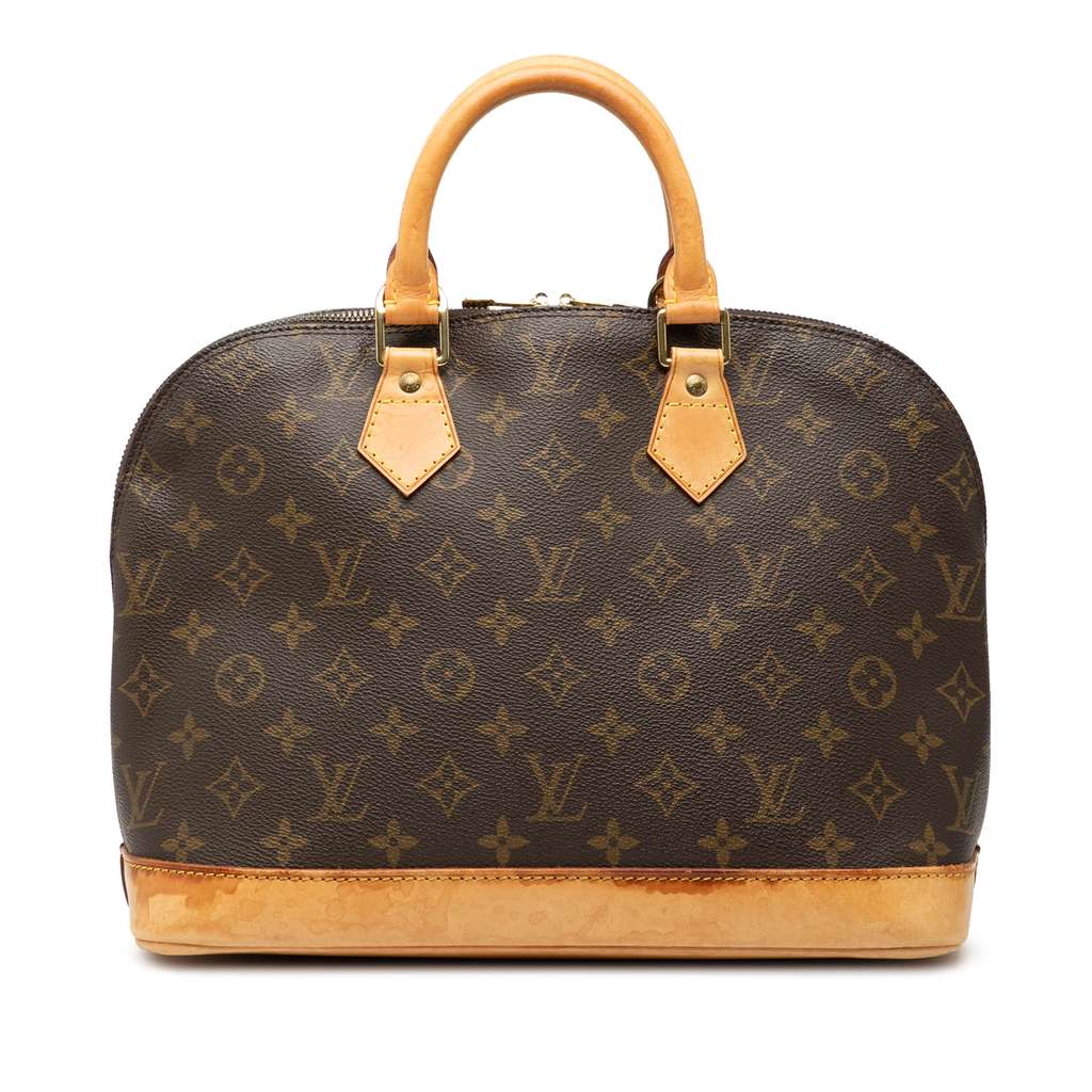 Louis Vuitton Monogram Alma PM Brown Good - Front View