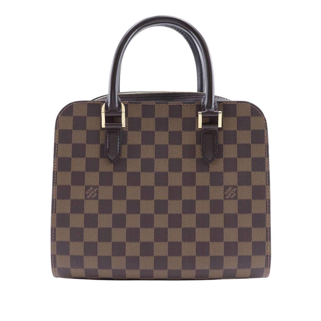 Louis Vuitton Damier Ebene Triana Brown Very good - Front View