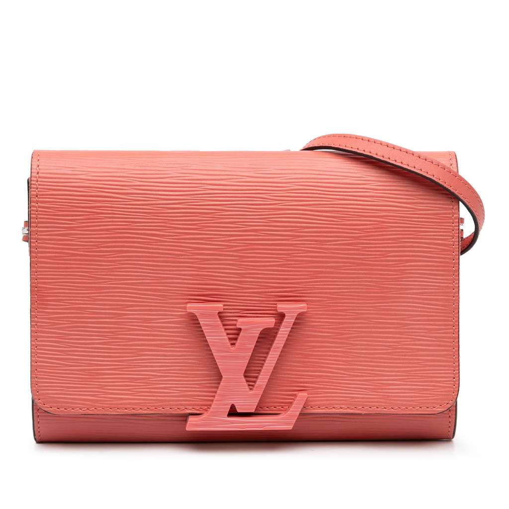 Louis Vuitton Epi Louise PM Pink Leather Good - Front View