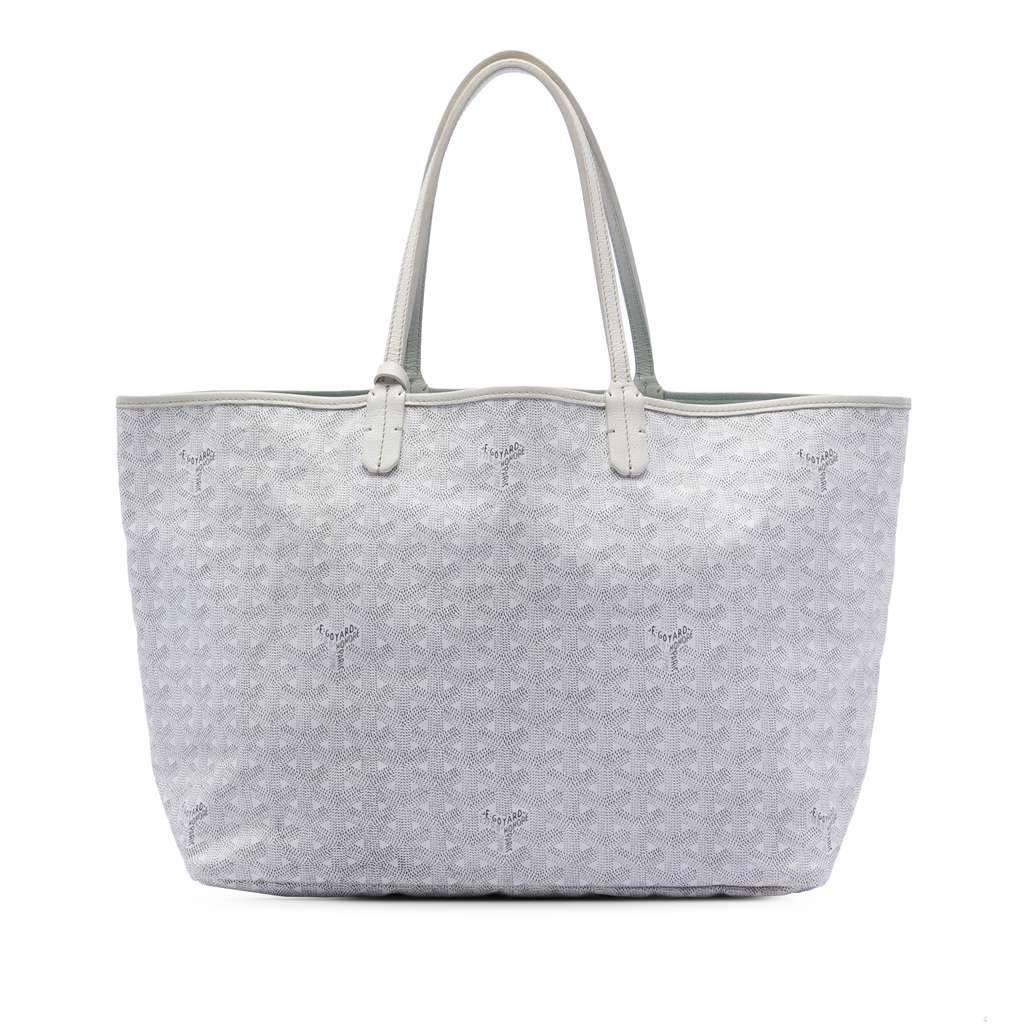 Goyard Goyardine Saint Louis PM White Canvas Very good condition - Front View