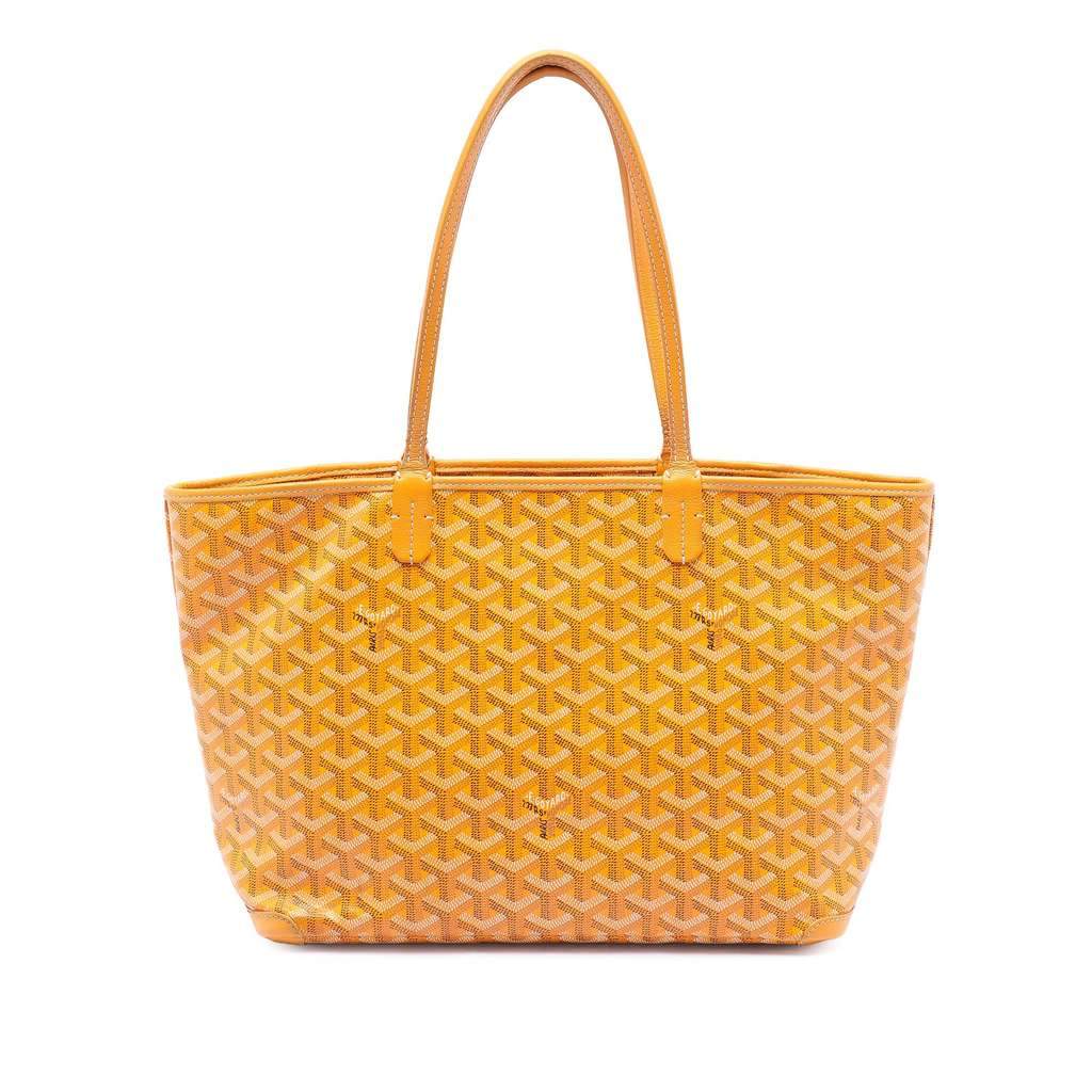 Goyard Goyardine Artois PM Yellow Canvas Very good condition - Front View