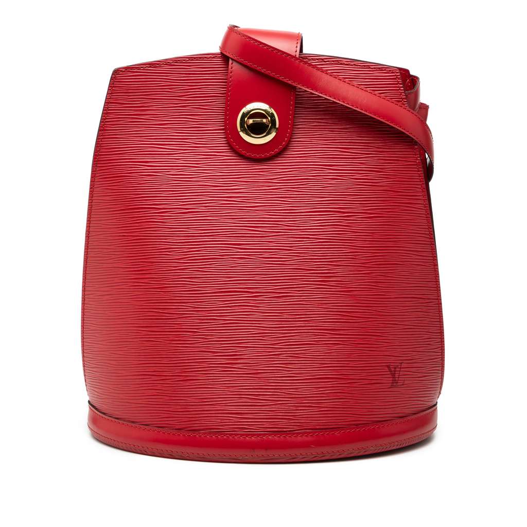 Louis Vuitton Epi Cluny Red Leather Very good - Front View