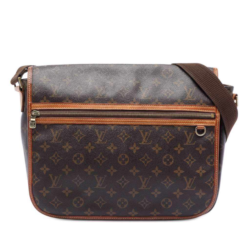 Louis Vuitton Monogram Bosphore Messenger GM Brown Very good - Front View