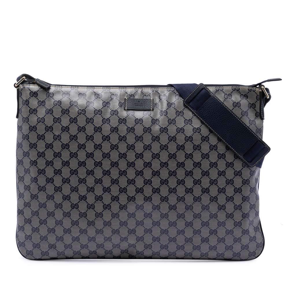 Gucci GG Crystal Crossbody Brown Canvas Very good - Front View