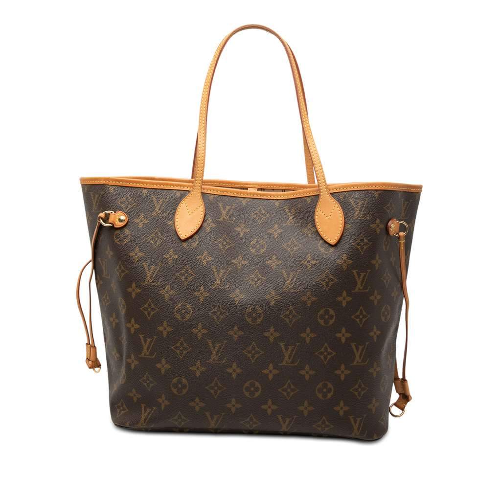 Louis Vuitton Monogram Neverfull MM Brown Very good - Front View