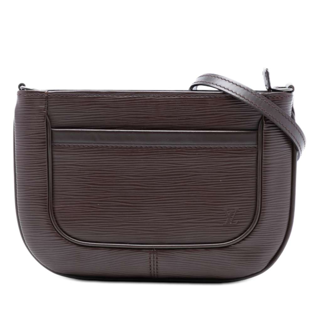 Louis Vuitton Epi Sarvanga Brown Leather Very good - Front View