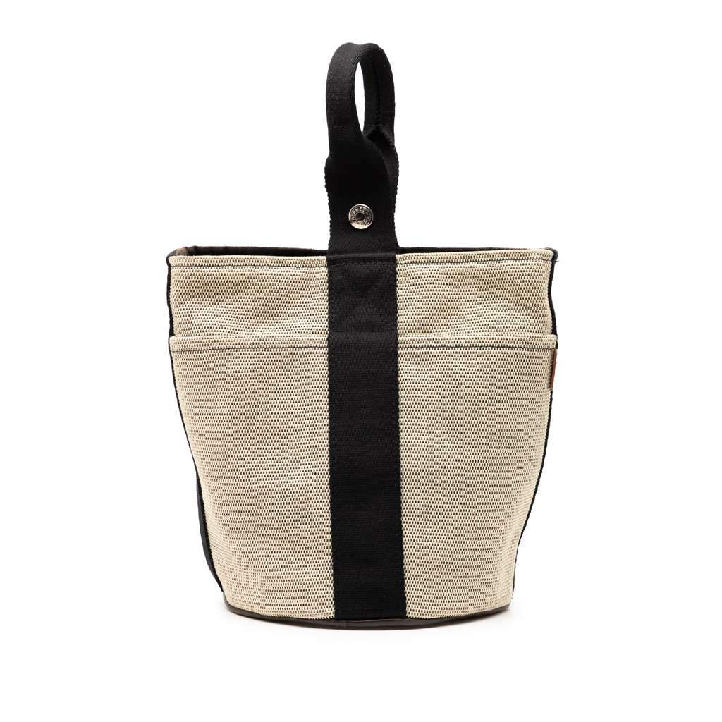 Hermès Toile Saxo PM Brown Canvas Very good - Front View